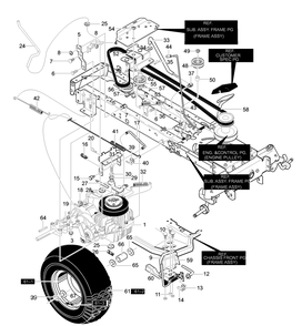 Part Location Diagram of 94568GS Briggs and Stratton Manual gen 3500 09540-2 da